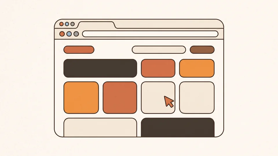 Illustratie van een browservenster